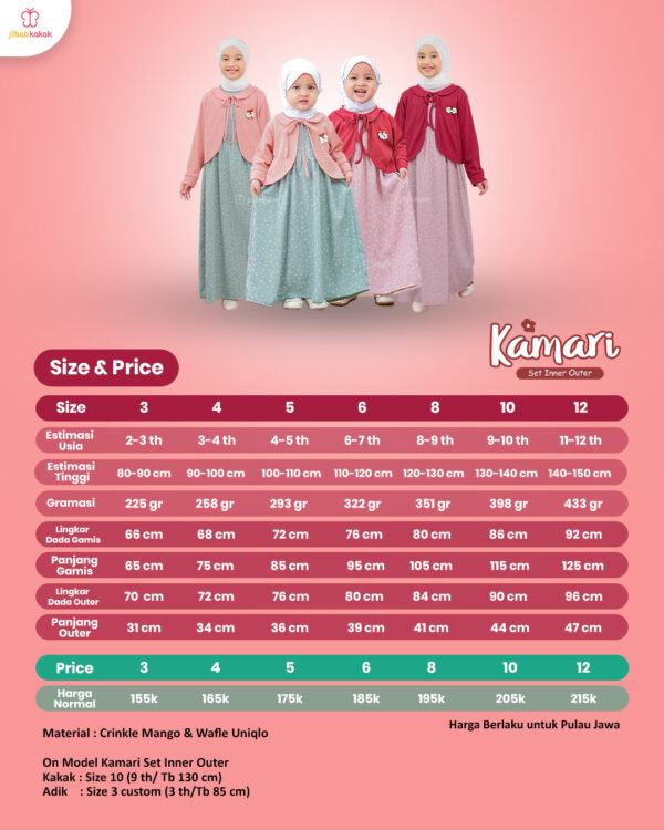 Kamari Set Inner Outer - Gambar 14