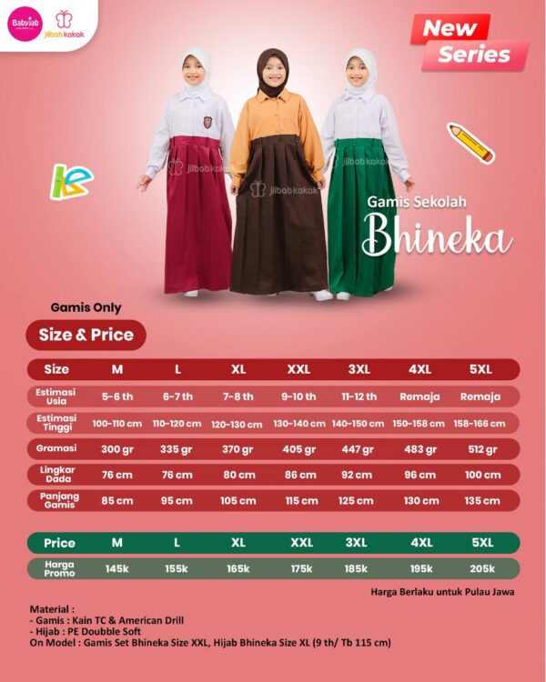 Gamis Sekolah Bhineka - Gambar 11