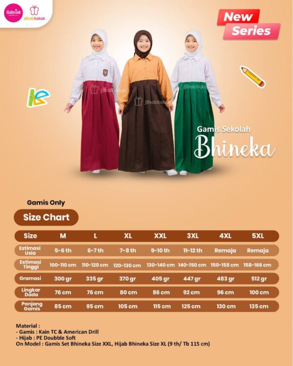 Gamis Sekolah Bhineka - Gambar 10