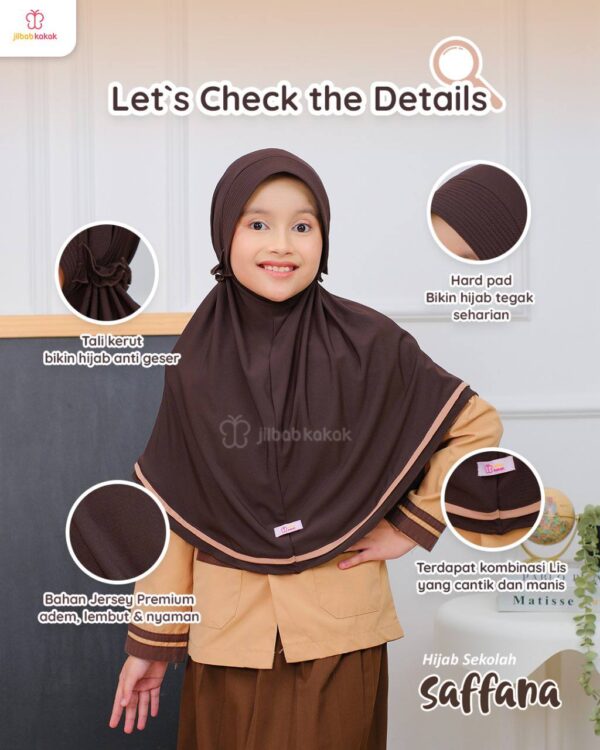 Hijab Sekolah Saffana - Gambar 8