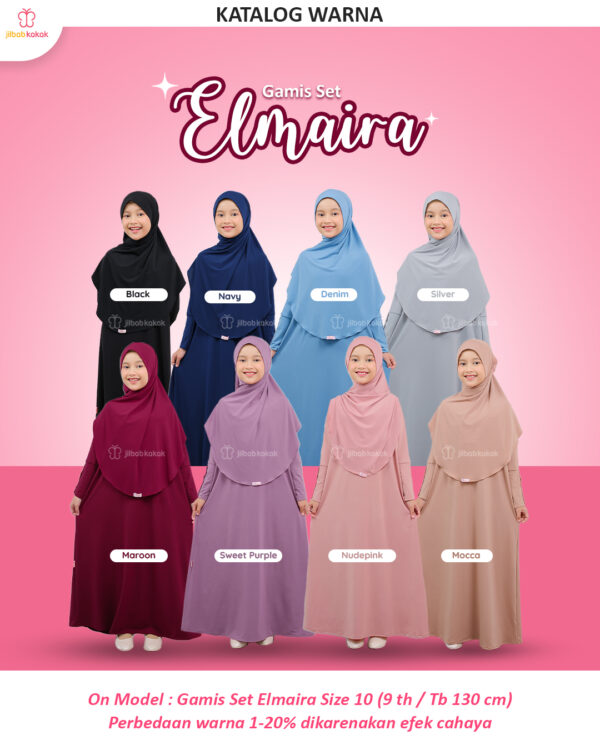 Gamis Set Elmaira - Gambar 12