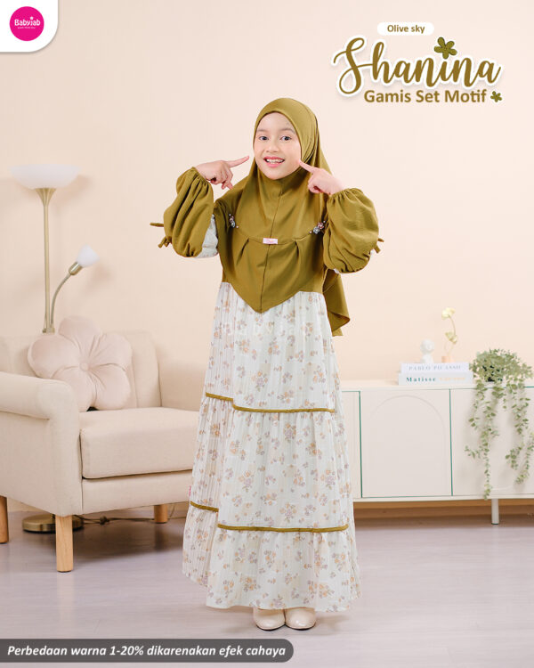 Gamis Set Motif Shanina - Gambar 2