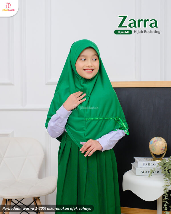 Zarra Hijab Resleting - Gambar 4