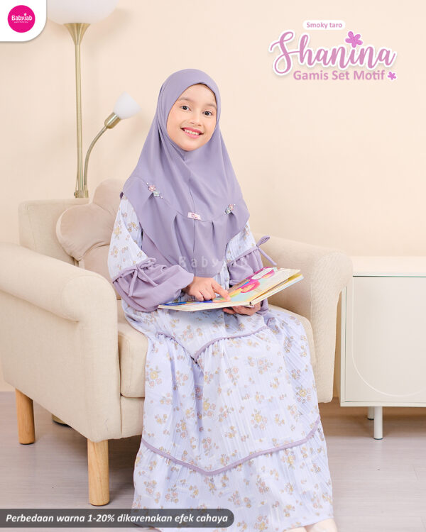 Gamis Set Motif Shanina - Gambar 4