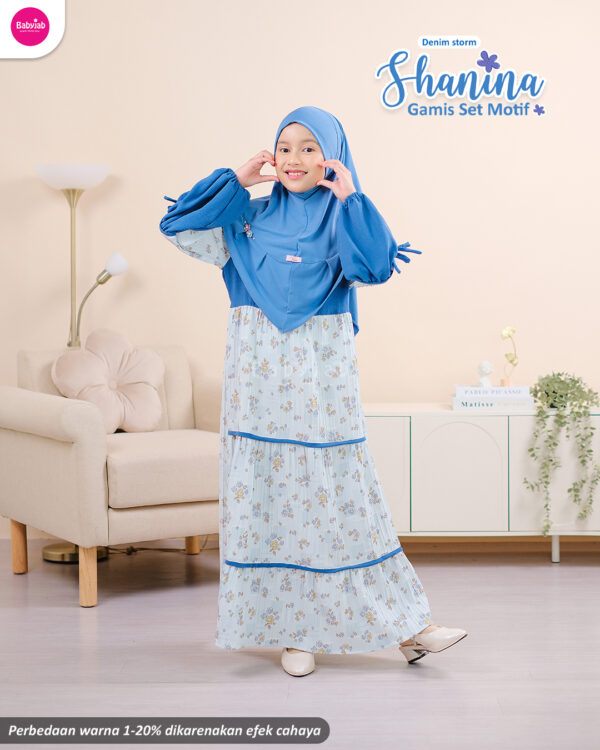 Gamis Set Motif Shanina - Gambar 5