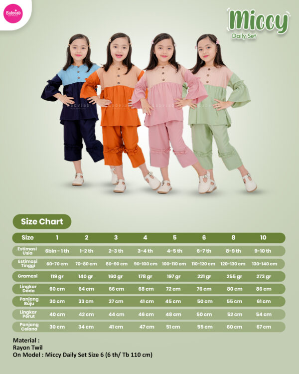 Miccy Daily Set - Gambar 9