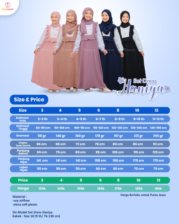 Set Dress Haniya - Gambar 11
