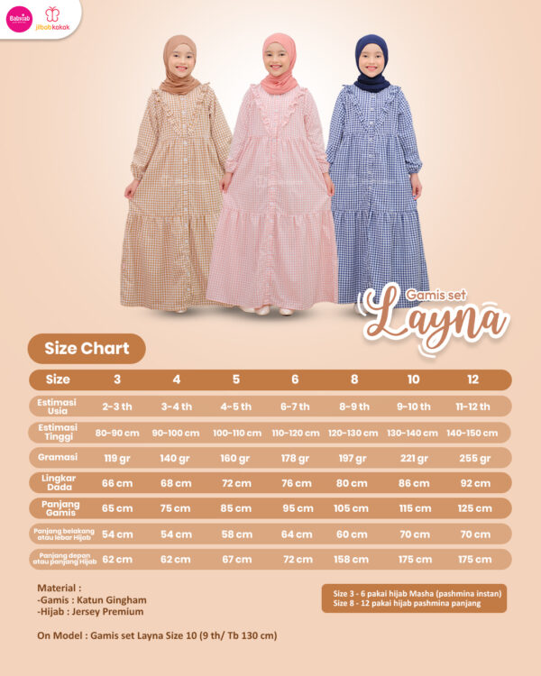 Gamis set Layna - Gambar 13