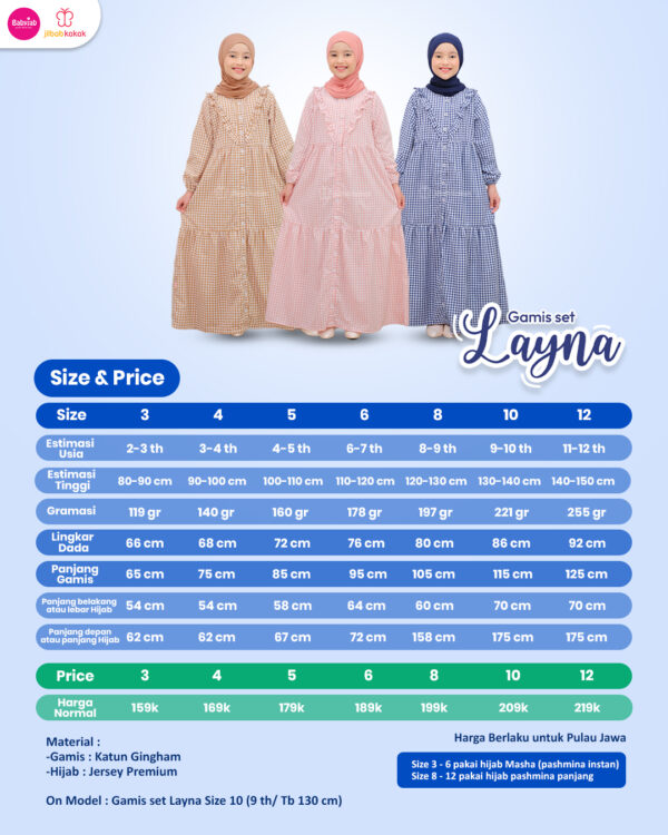 Gamis set Layna - Gambar 14