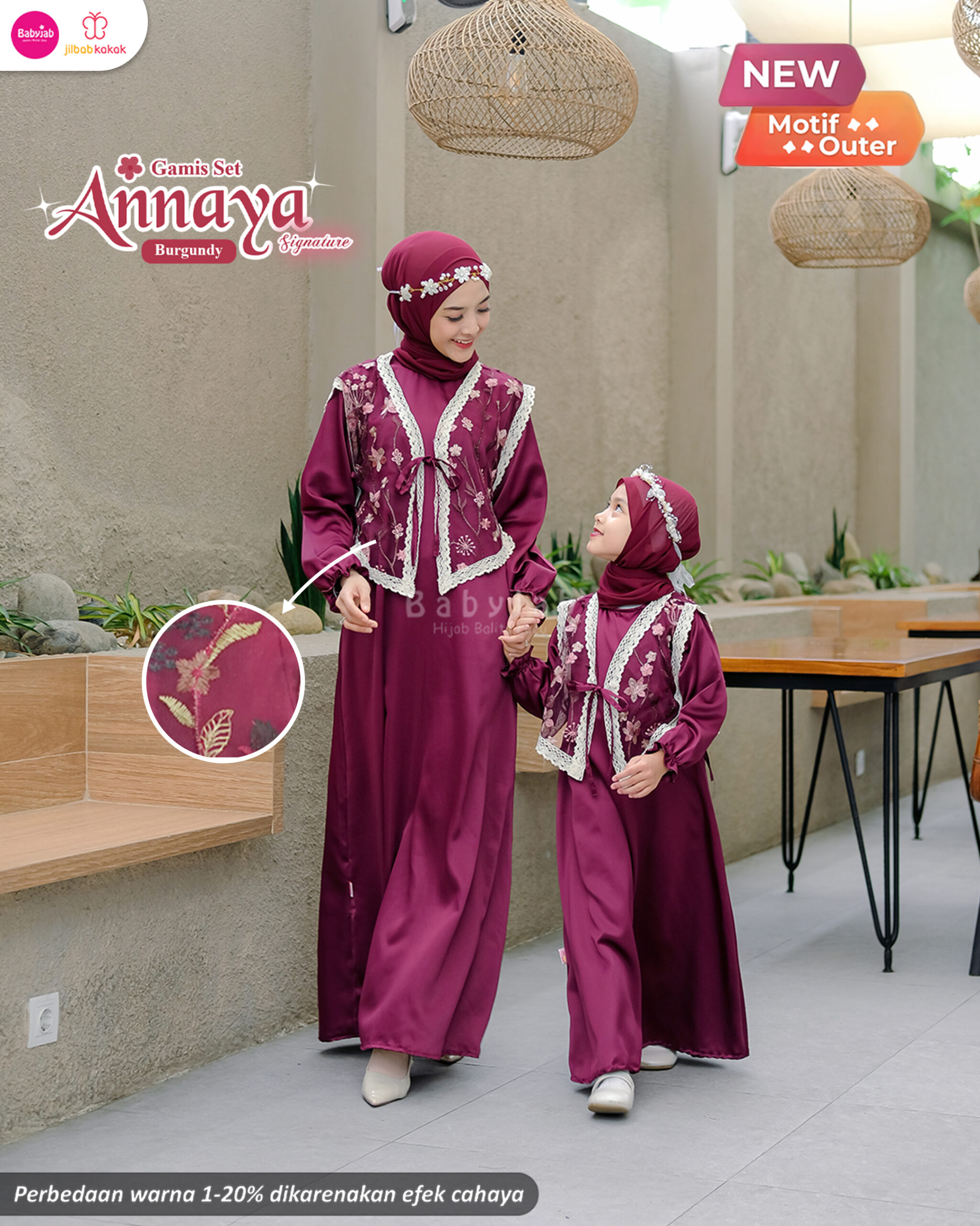 Gamis ANNAYA SIGNATURE (Mom & Kids) - Gambar 3