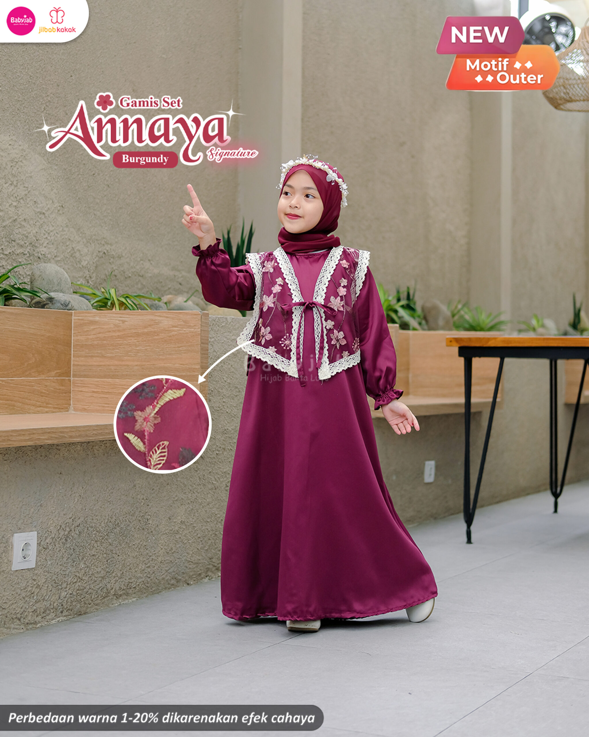 Gamis ANNAYA SIGNATURE (Mom & Kids) - Gambar 4
