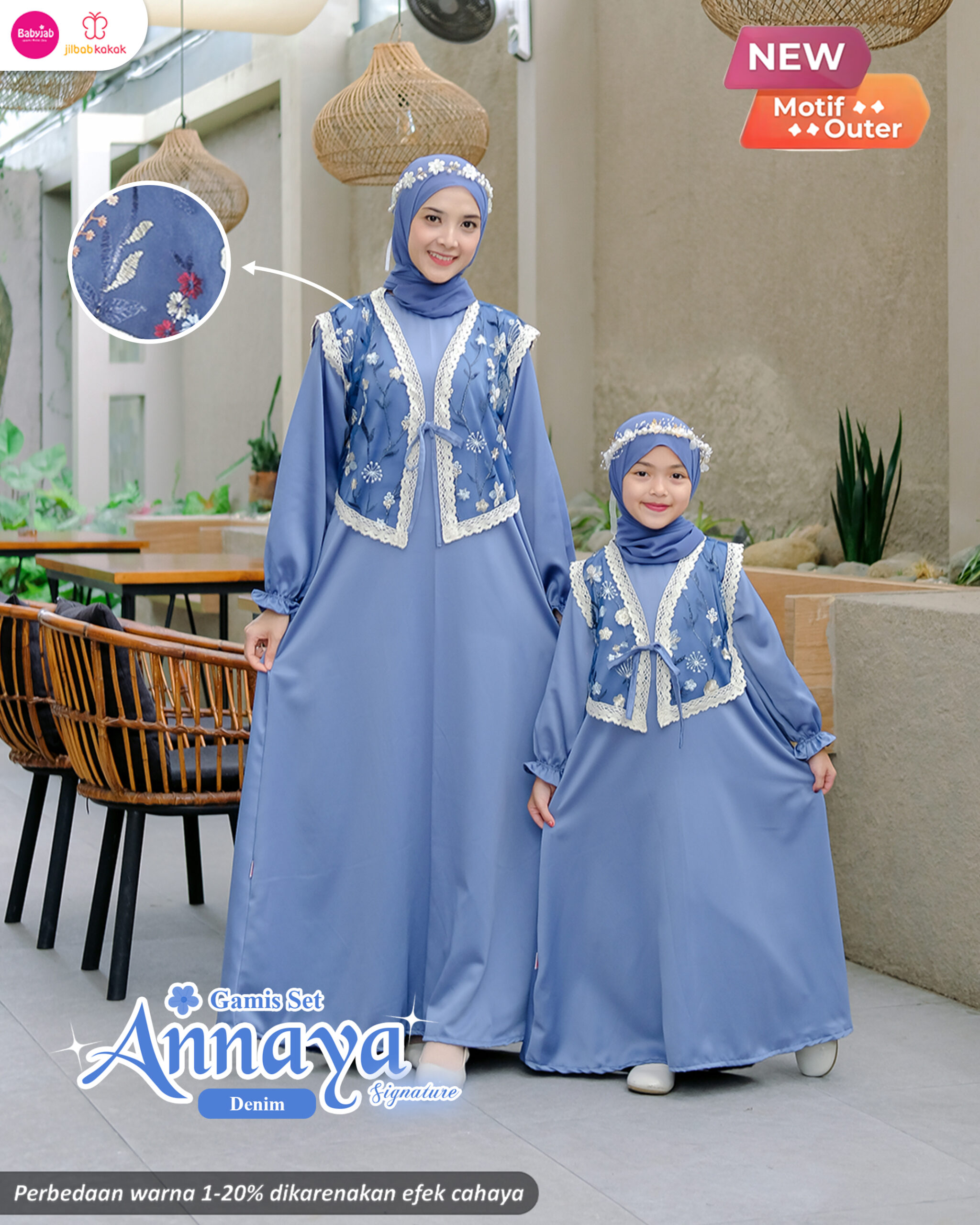 Gamis ANNAYA SIGNATURE (Mom & Kids) - Gambar 6