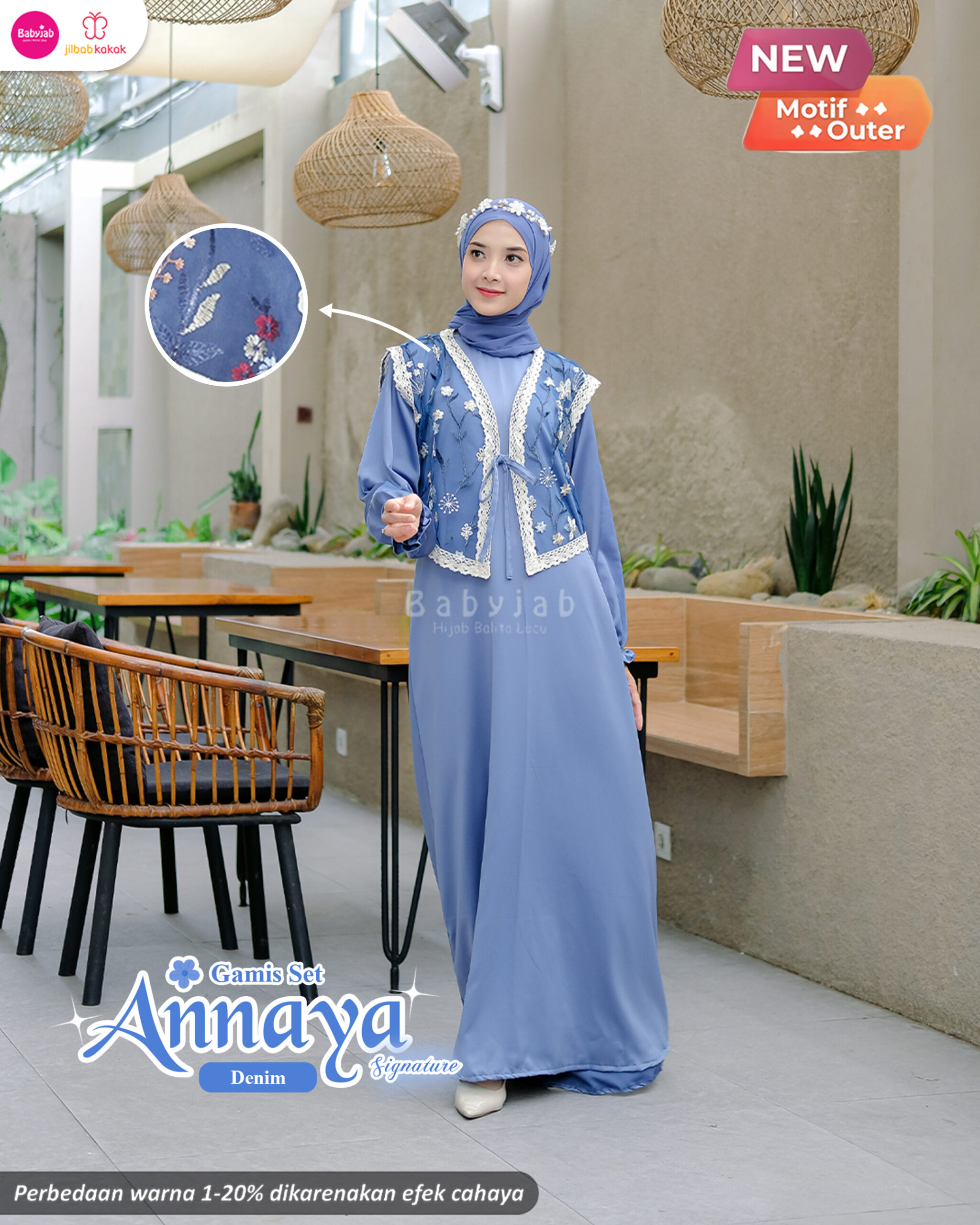 Gamis ANNAYA SIGNATURE (Mom & Kids) - Gambar 7