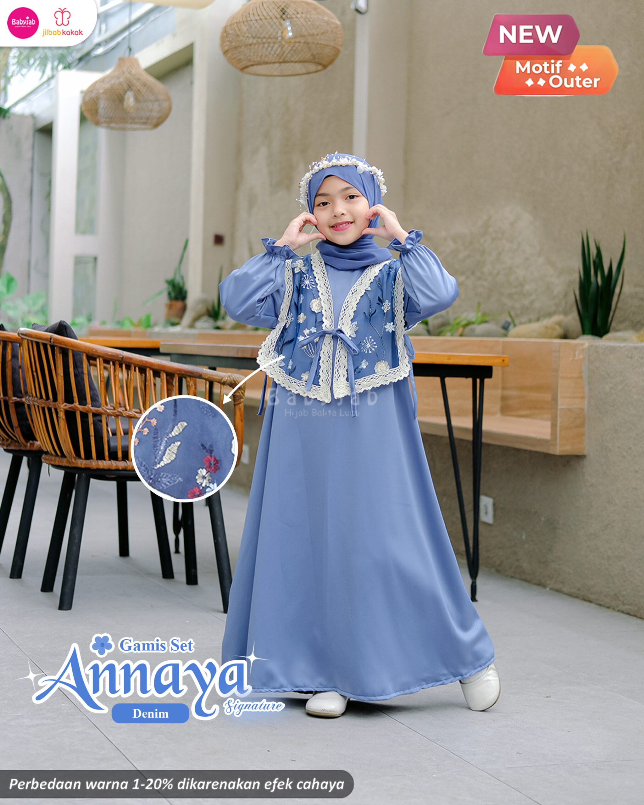 Gamis ANNAYA SIGNATURE (Mom & Kids) - Gambar 5
