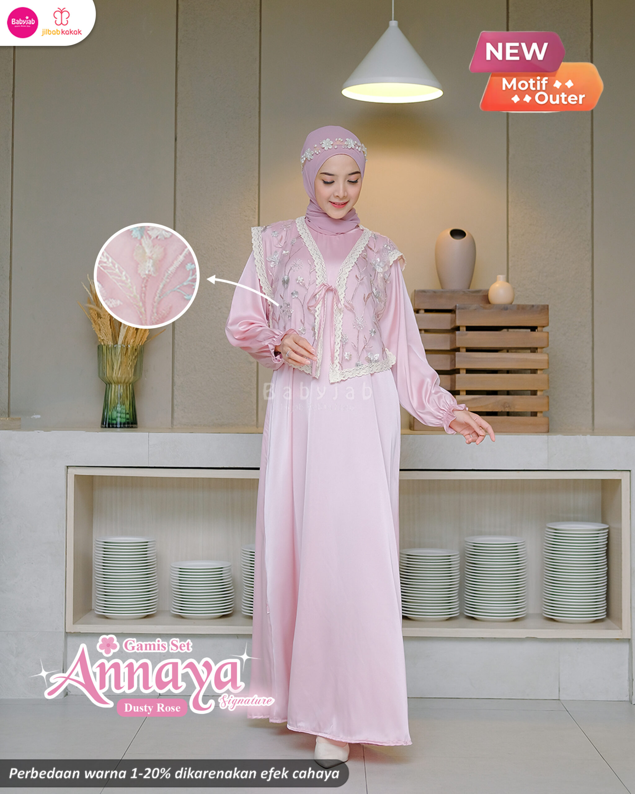 Gamis ANNAYA SIGNATURE (Mom & Kids) - Gambar 10