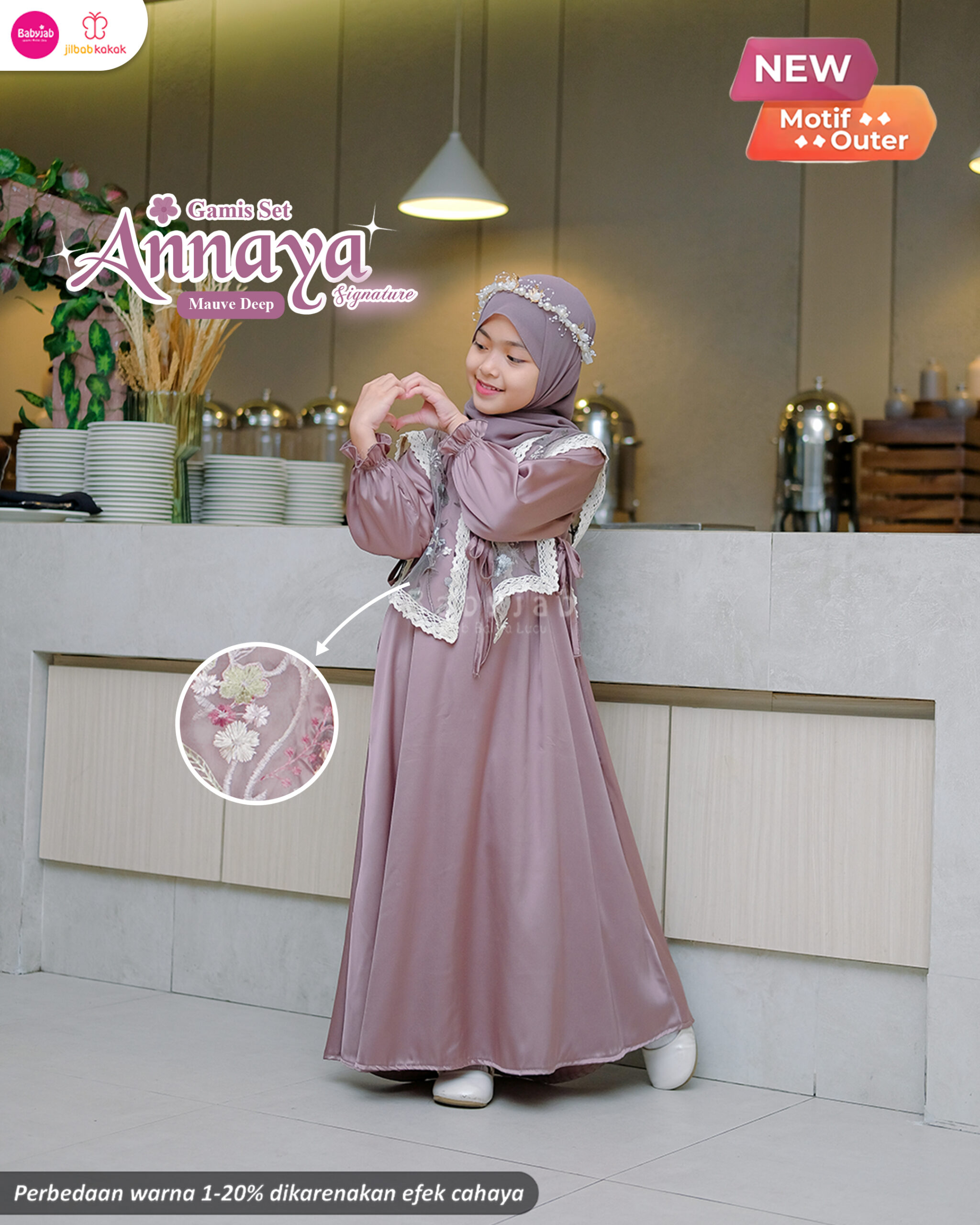 Gamis ANNAYA SIGNATURE (Mom & Kids) - Gambar 11
