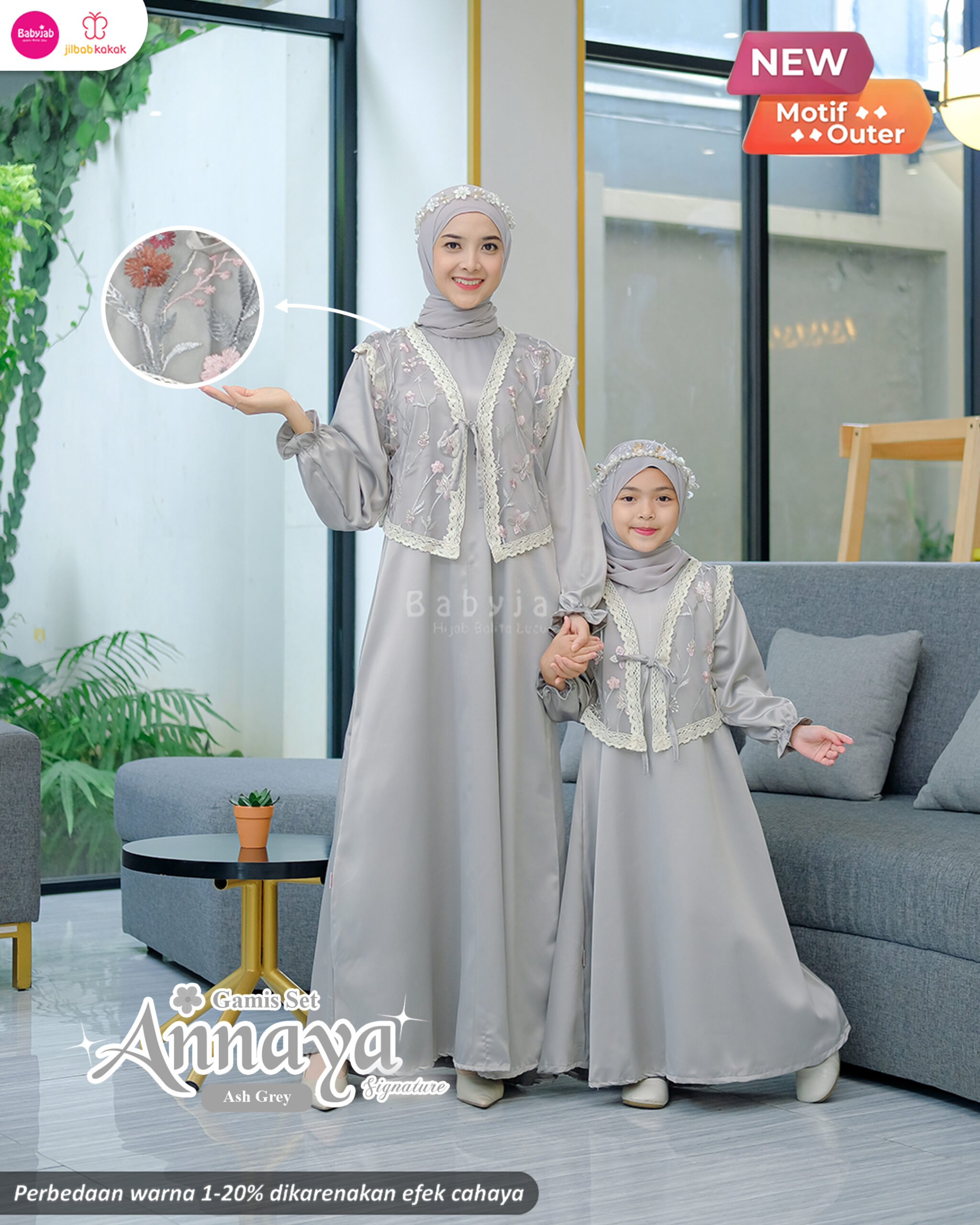 Gamis ANNAYA SIGNATURE (Mom & Kids) - Gambar 15