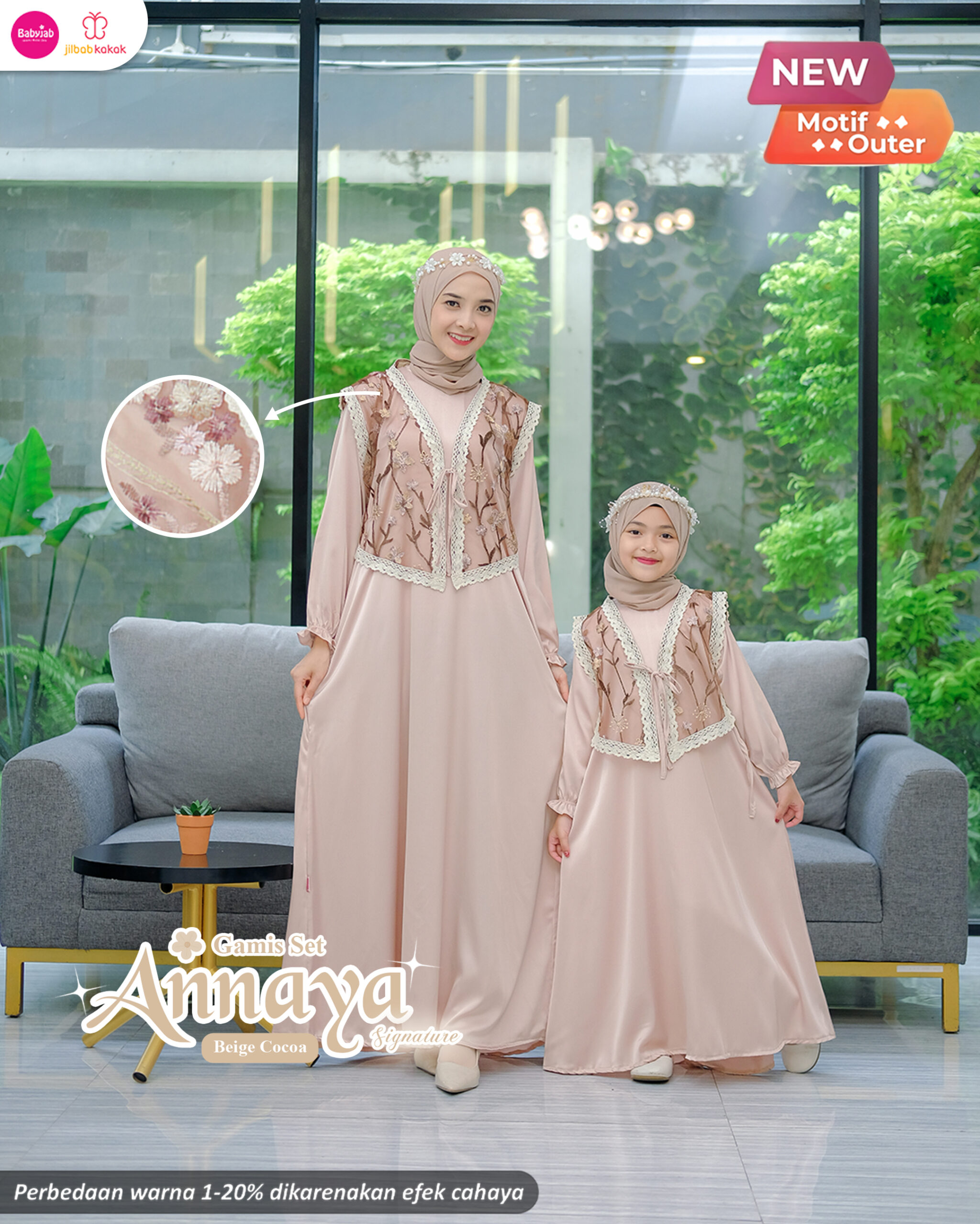 Gamis ANNAYA SIGNATURE (Mom & Kids) - Gambar 18