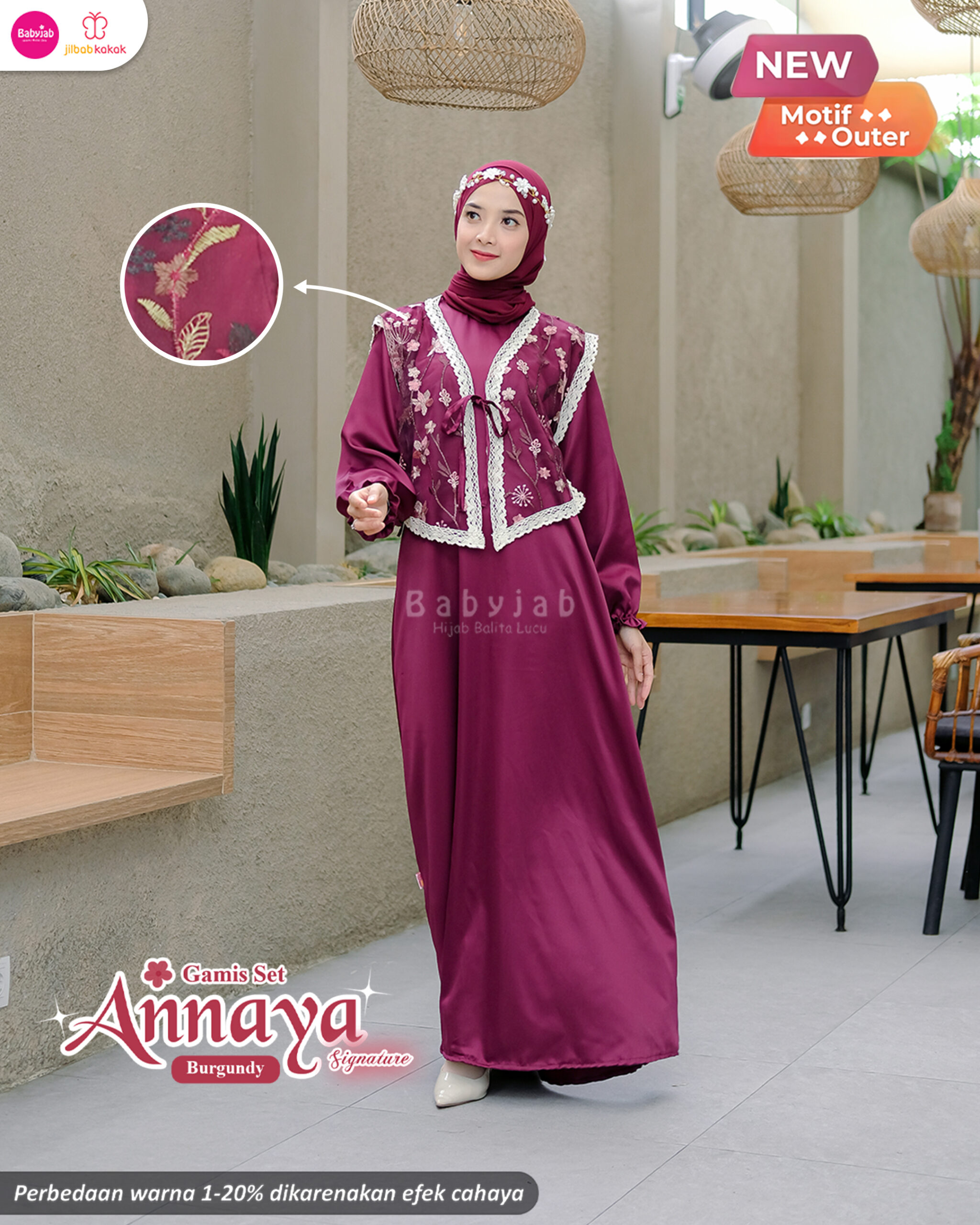 Gamis ANNAYA SIGNATURE (Mom & Kids) - Gambar 2
