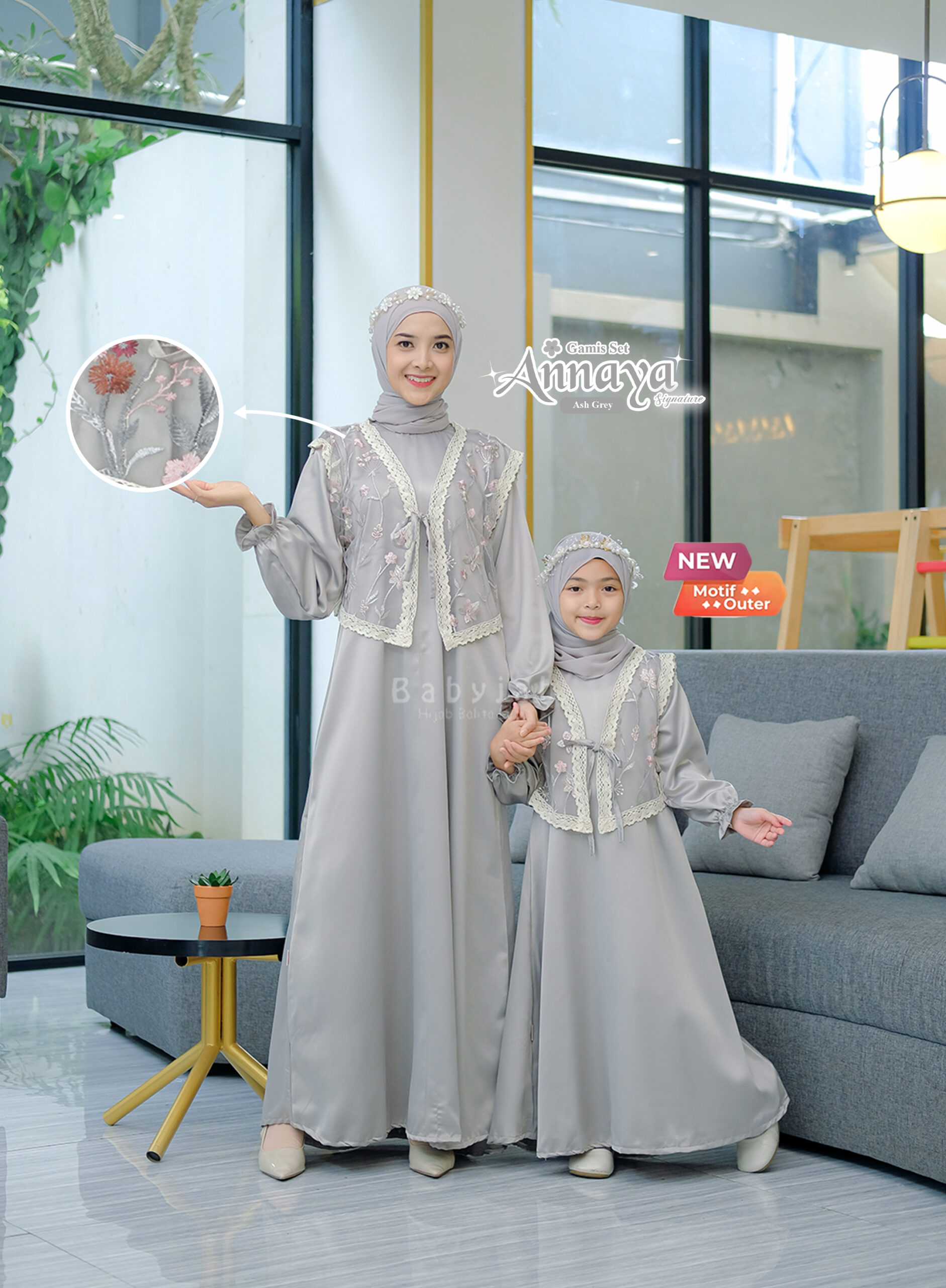 Gamis ANNAYA SIGNATURE (Mom & Kids)