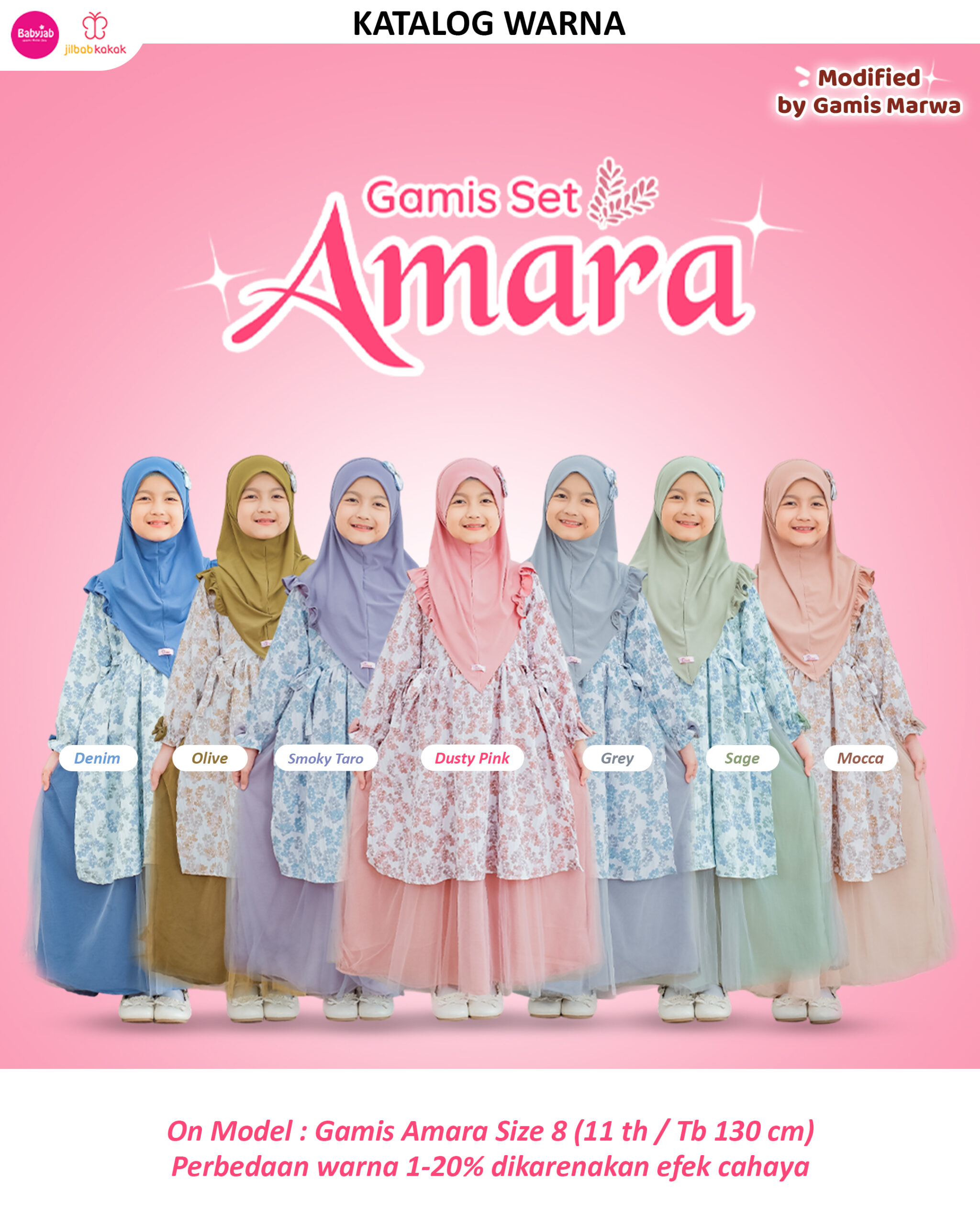 Gamis Set Amara - Gambar 8