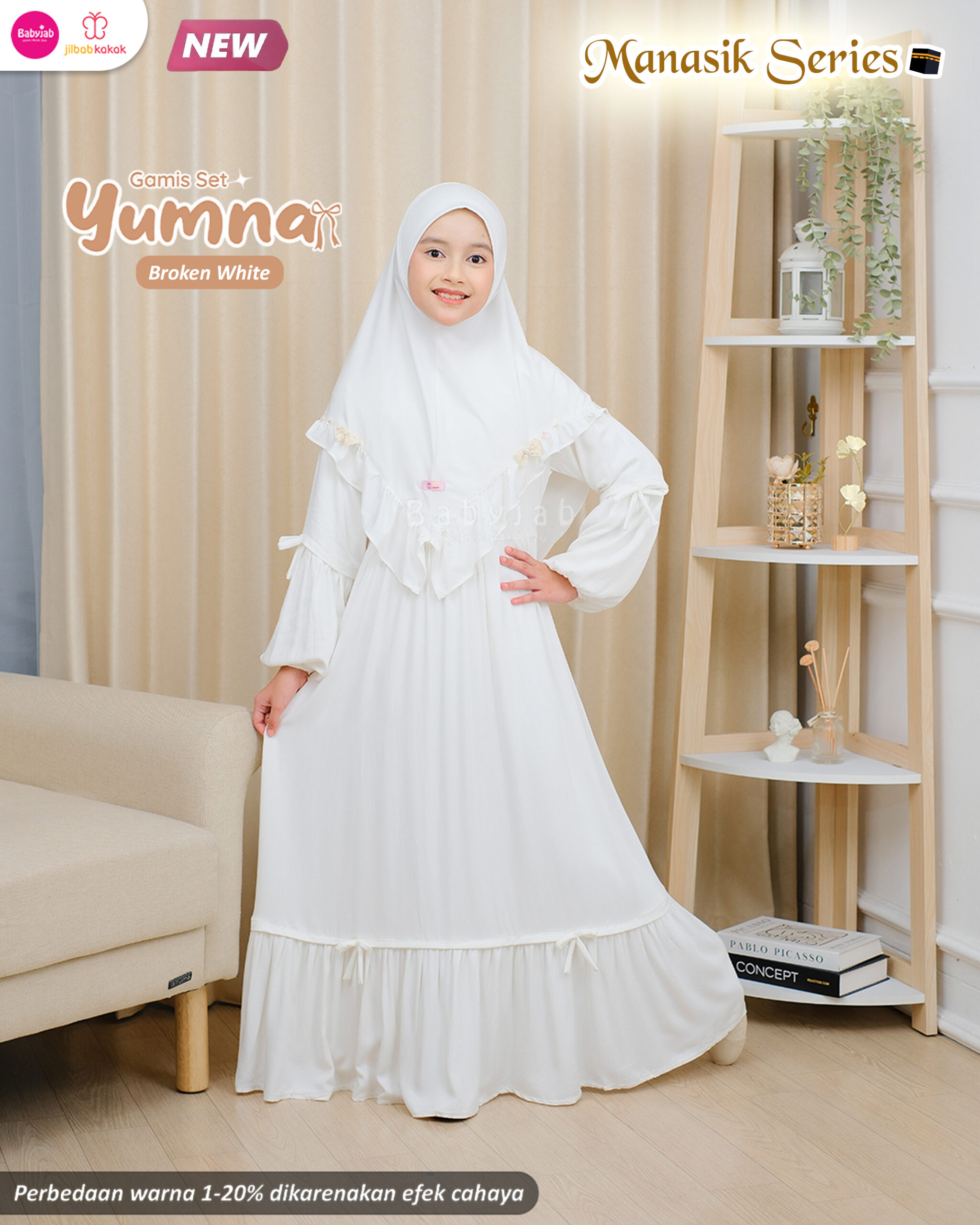 Gamis Fatima, Aisya & Yumna - Manasik Series - Gambar 2