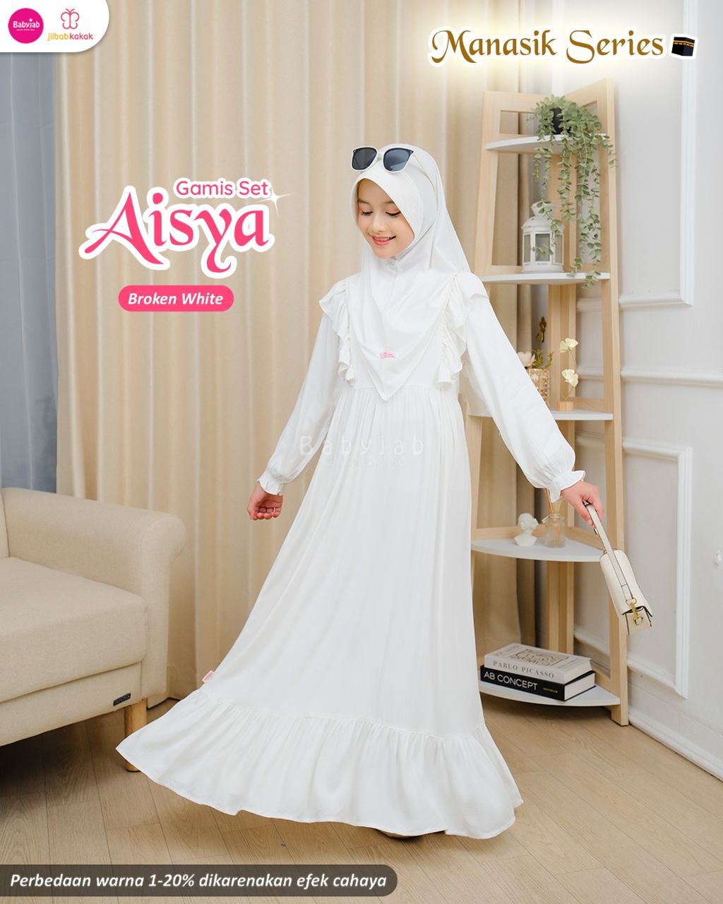 Gamis Set Aisya dan Fatima Manasik Series by Babyjab