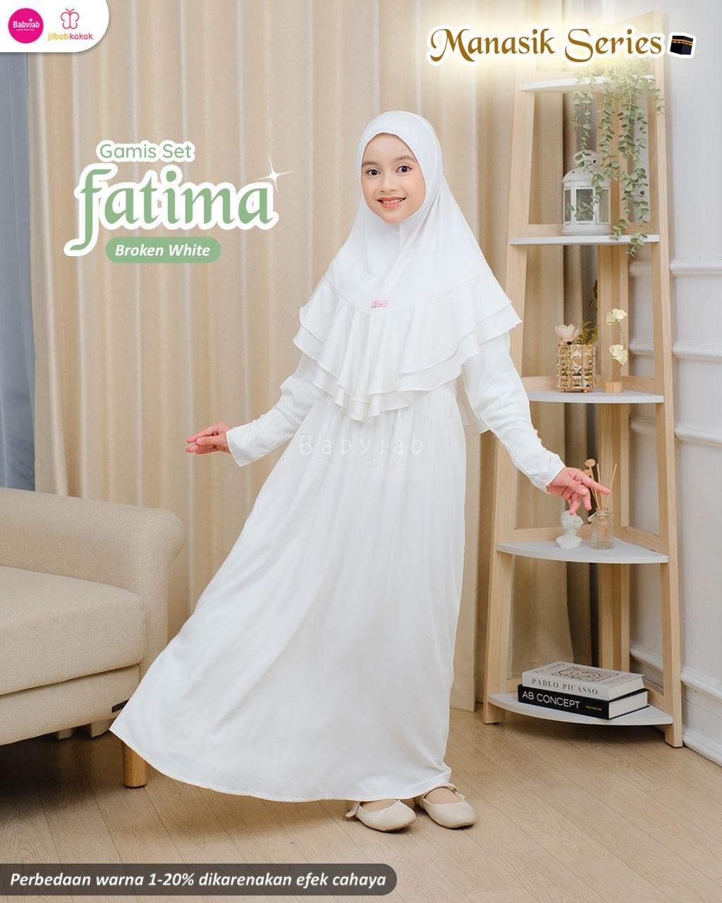 Gamis Fatima, Aisya & Yumna - Manasik Series - Gambar 3